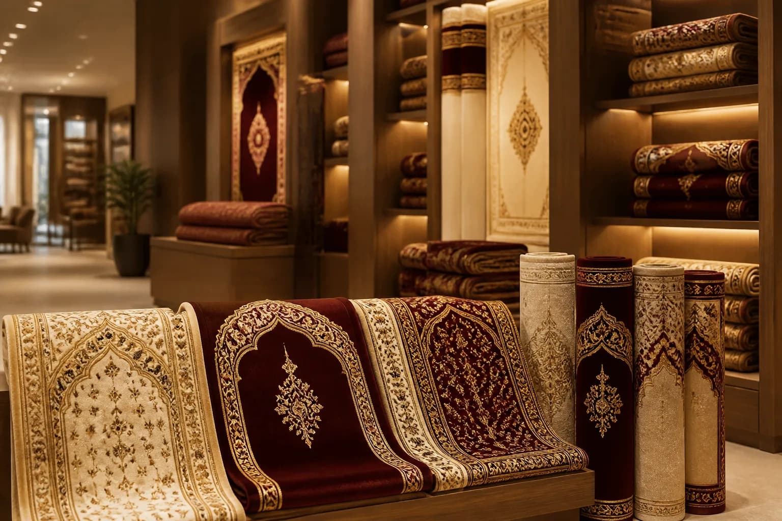 Prayer Rugs Turkey mosque carpet showroom
