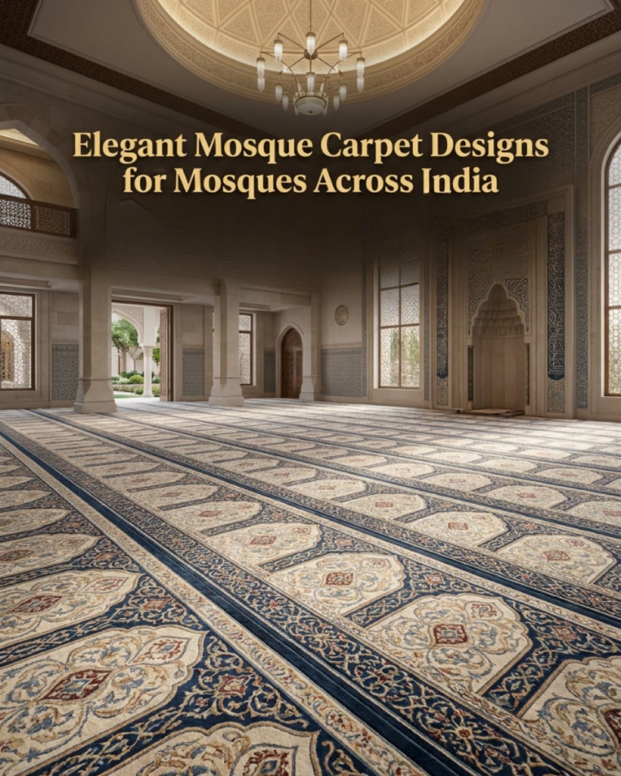 Elegant Mosque Carpet Designs for Mosques Across India