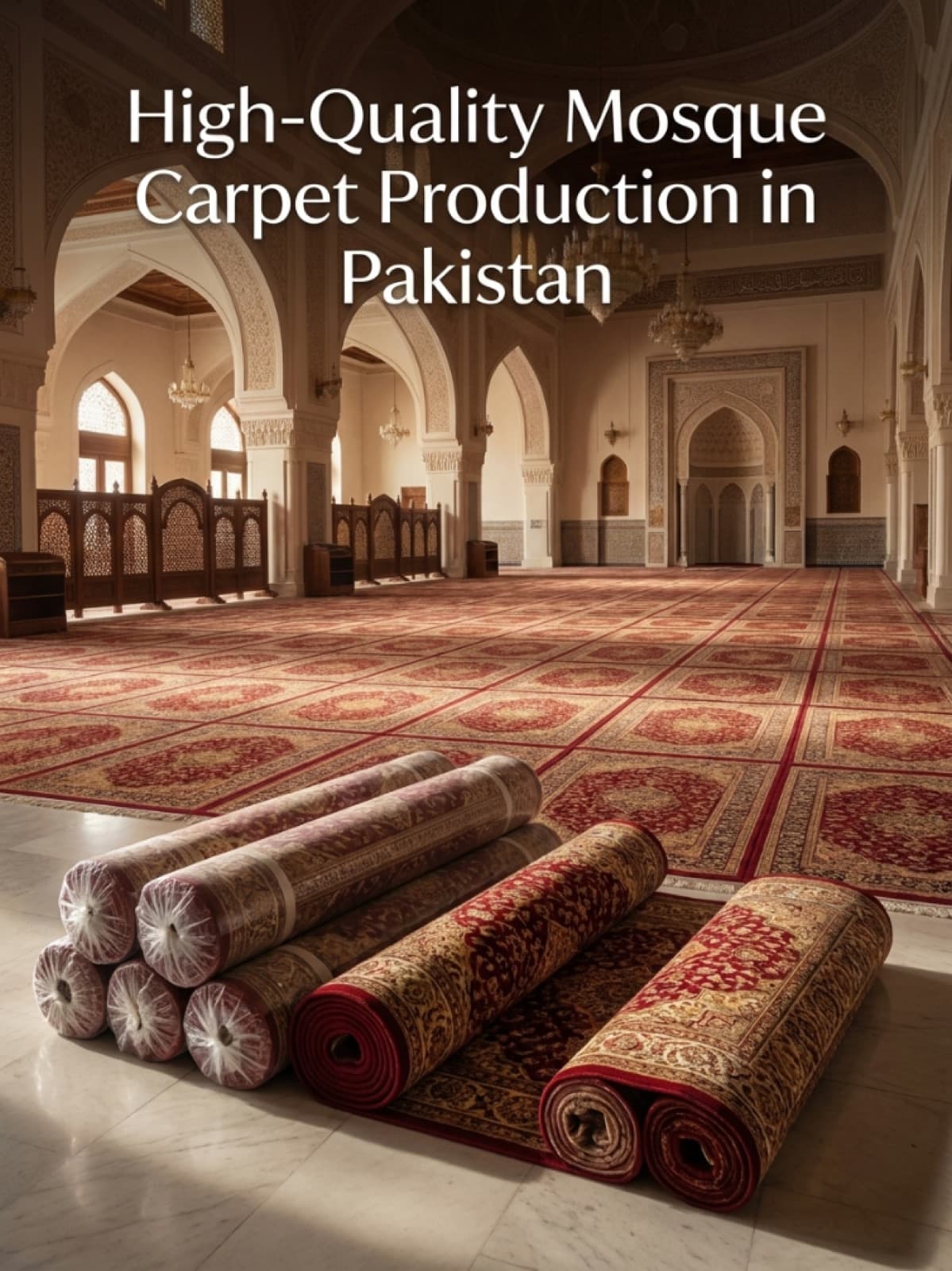 High-Quality Mosque Carpet Production in Pakistan