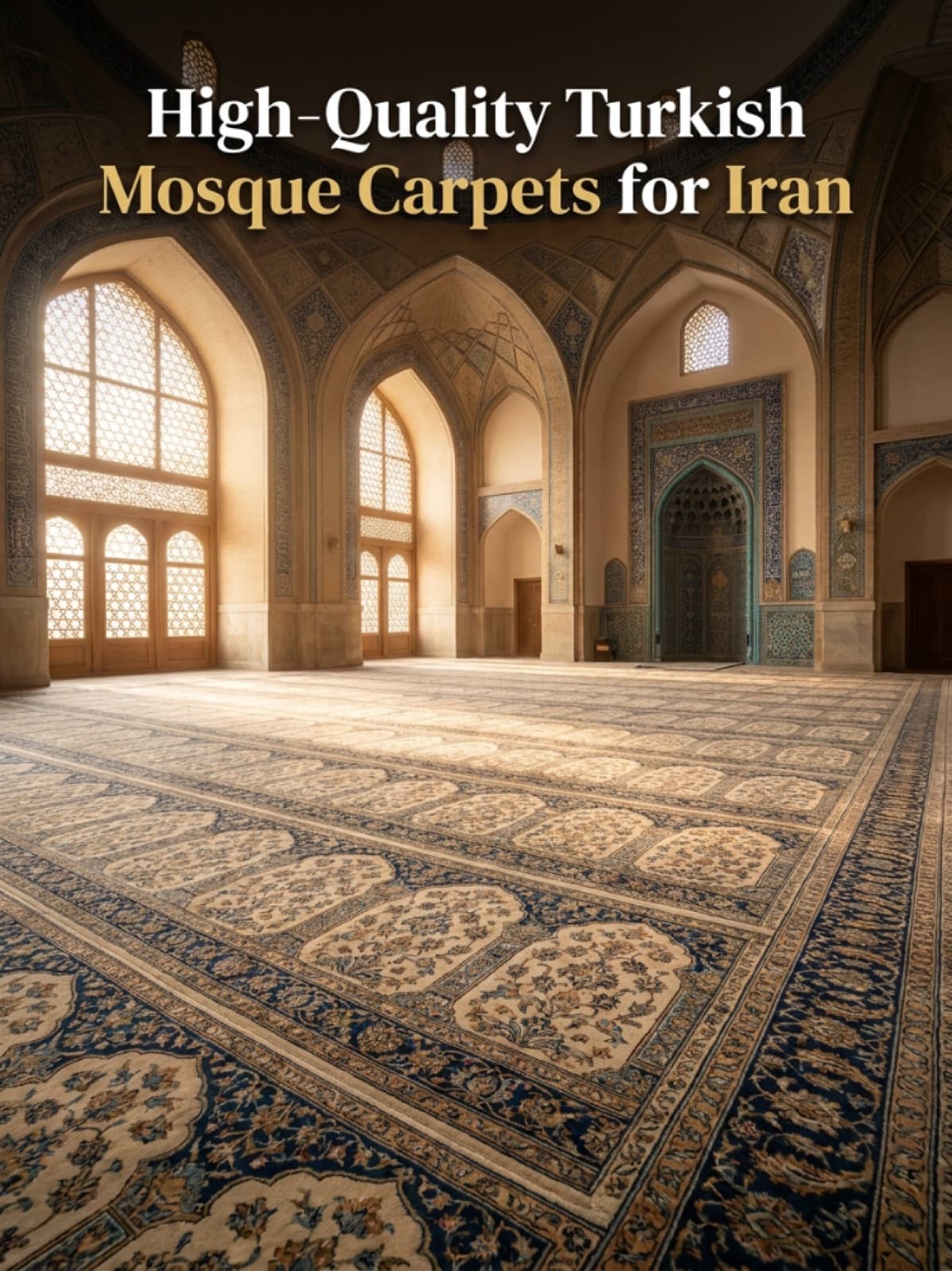 High-Quality Turkish Mosque Carpets for Iran