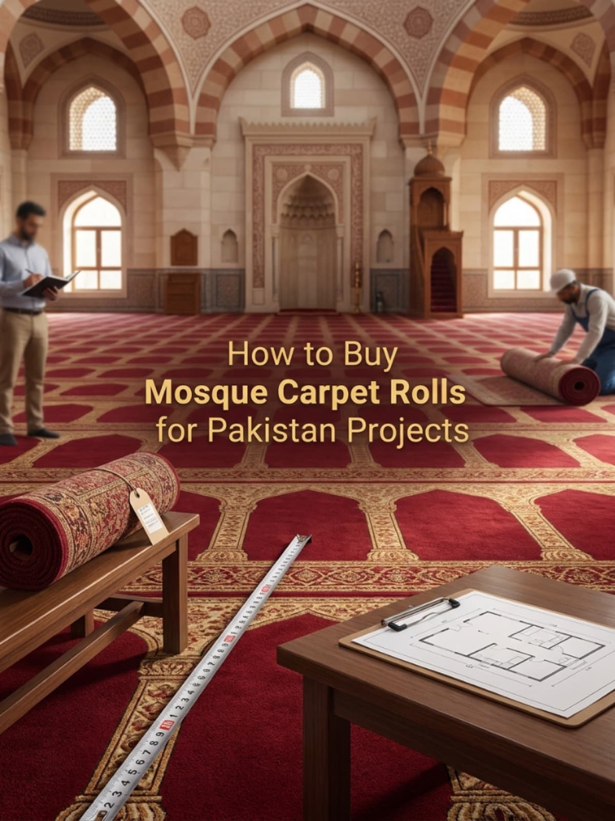 How to Buy Mosque Carpet Rolls for Pakistan Projects
