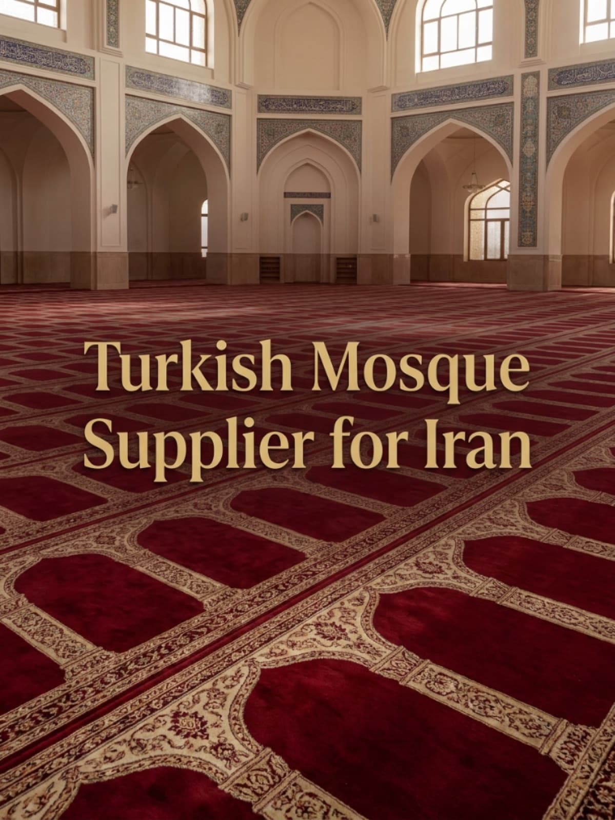 İran için Türk Cami Halısı Tedarikçisi