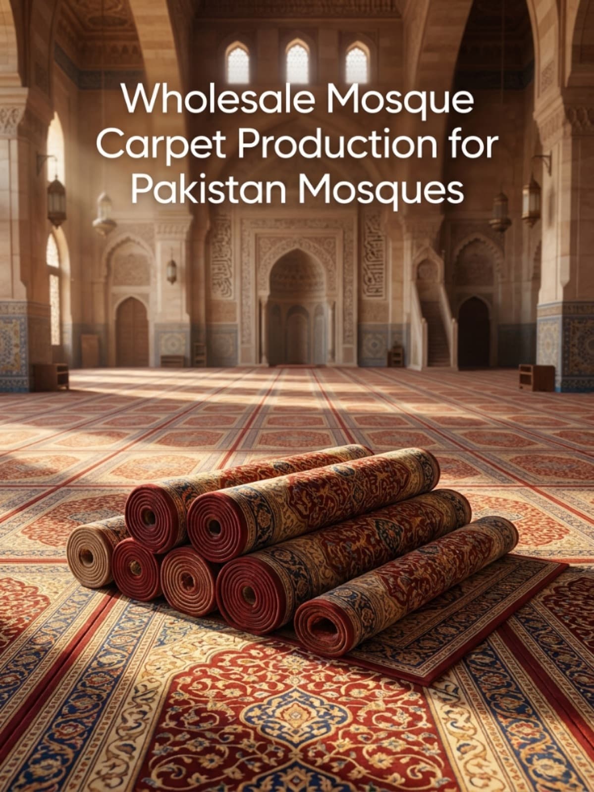 Wholesale Mosque Carpet Production for Pakistan Mosques