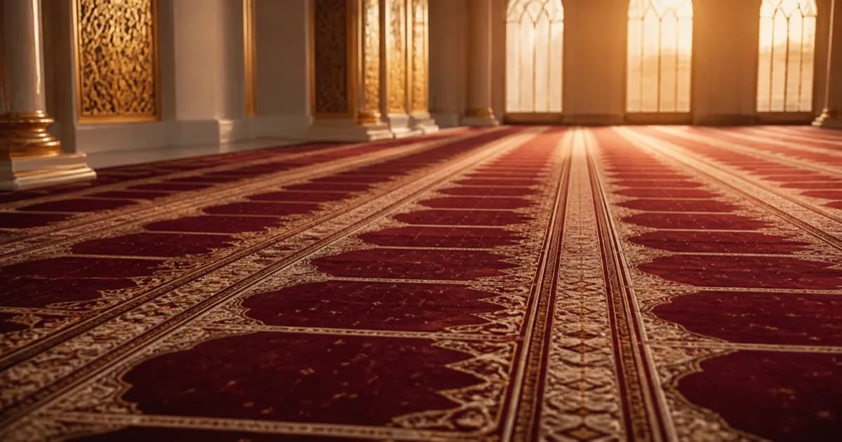 مصنّع سجاد مساجد بالجملة في تركيا — الموديلات والأسعار